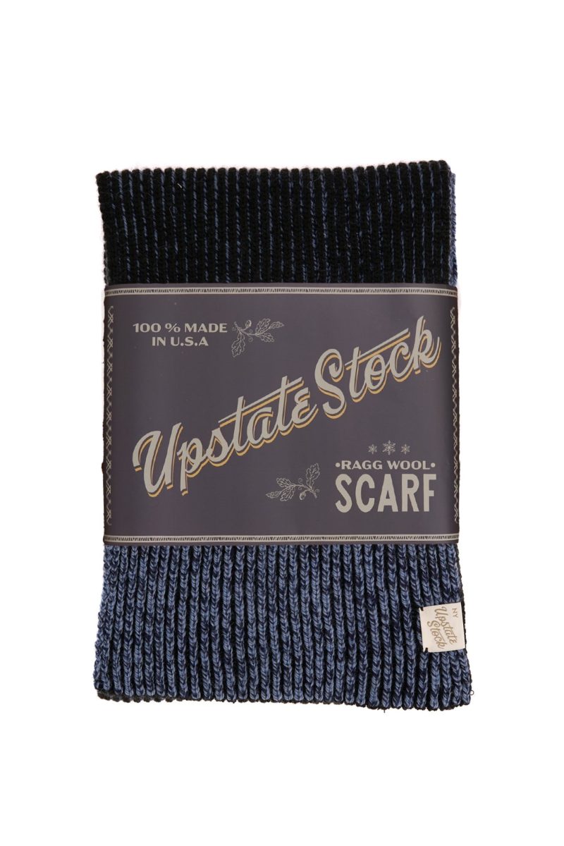 upstate stock new sky melange ragg wool scarf 981281