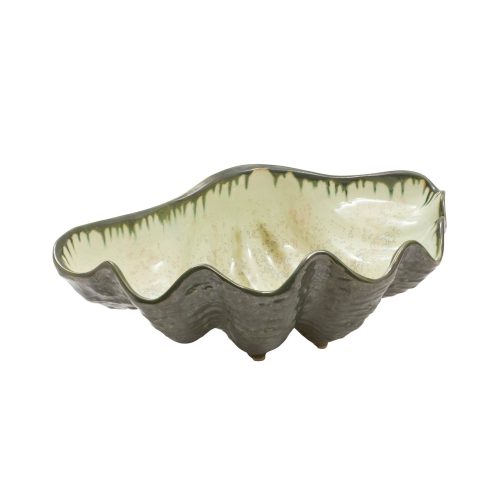 Weston Table Mint and Charcoal Sea Clam Bowl