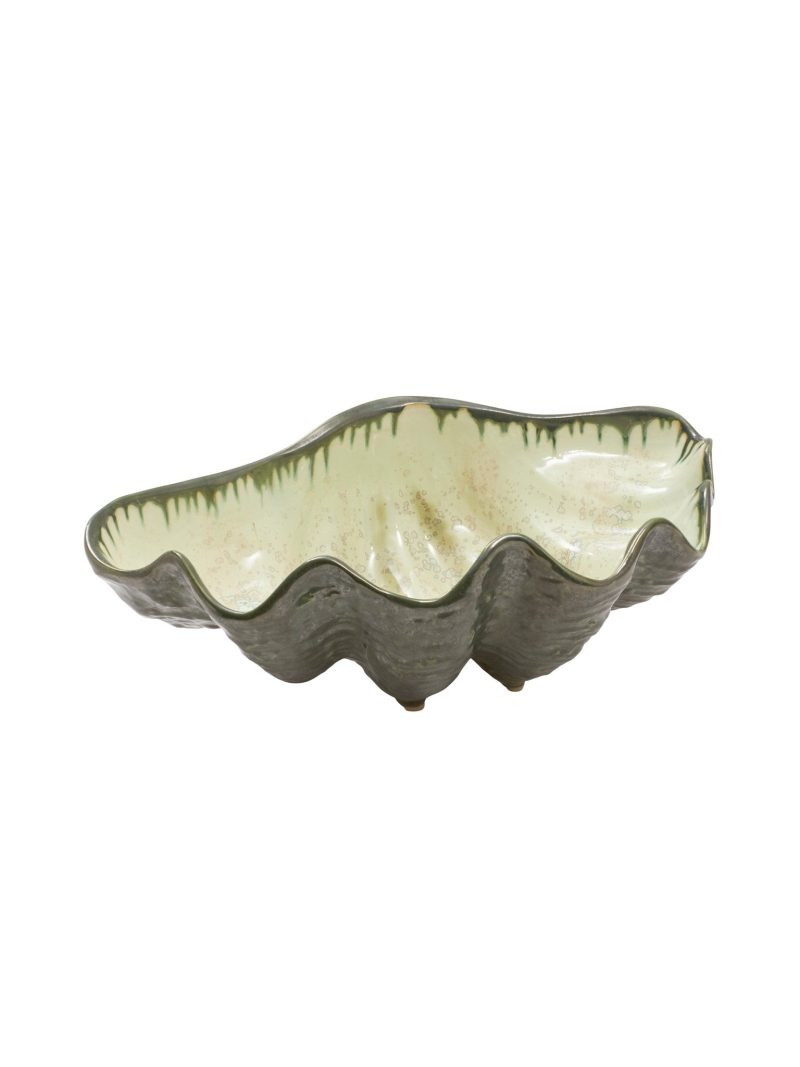 Weston Table Mint and Charcoal Sea Clam Bowl