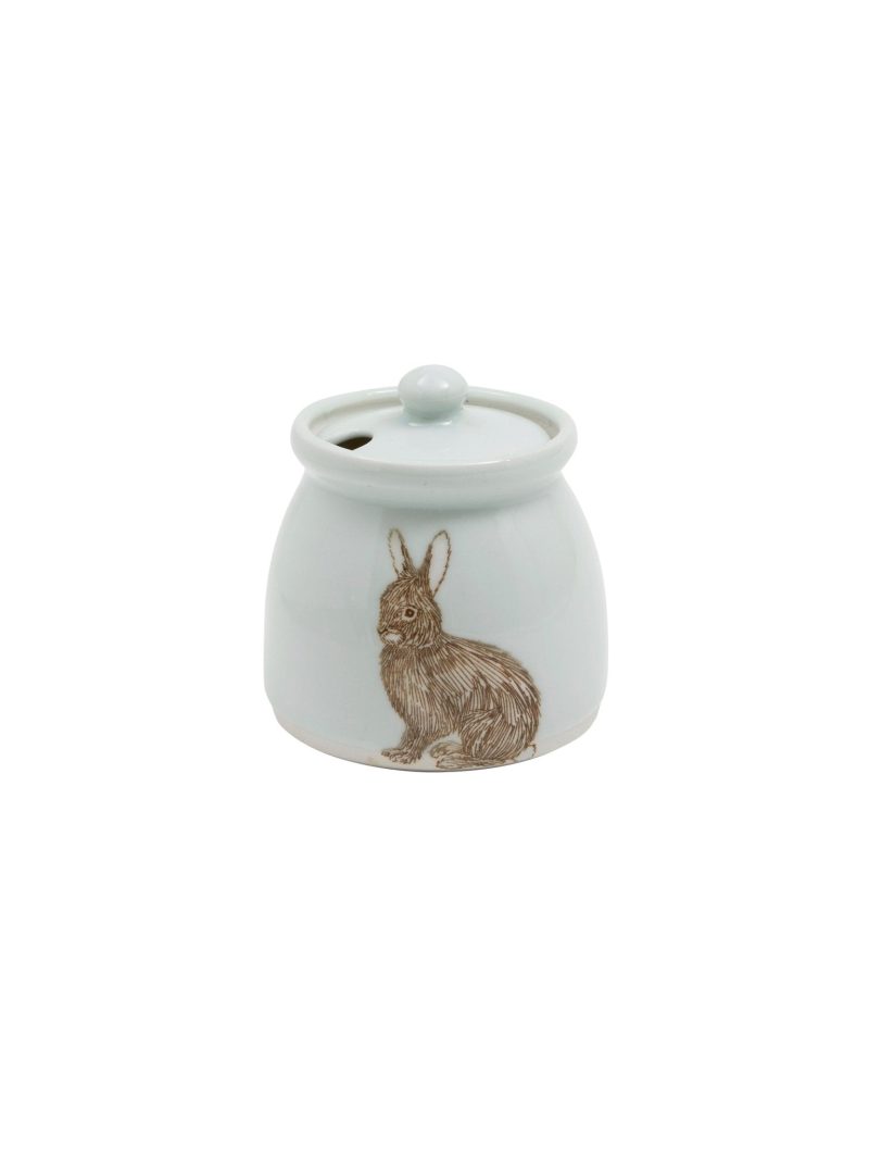 weston table rabbit ceramic honey pot 554151