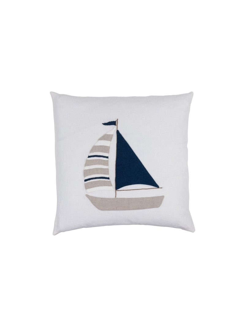 weston table sailboat linen throw pillow 978189