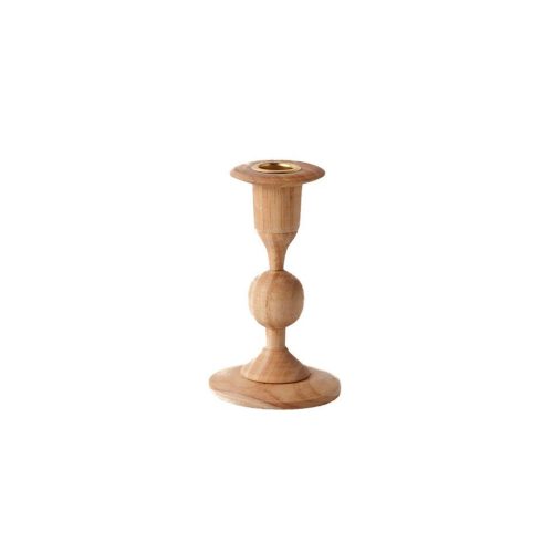 Weston Table Sir|Madam Georgian Plantation Hardwood Candlestick