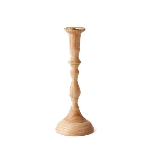 Weston Table Sir|Madam Georgian Plantation Hardwood Candlestick