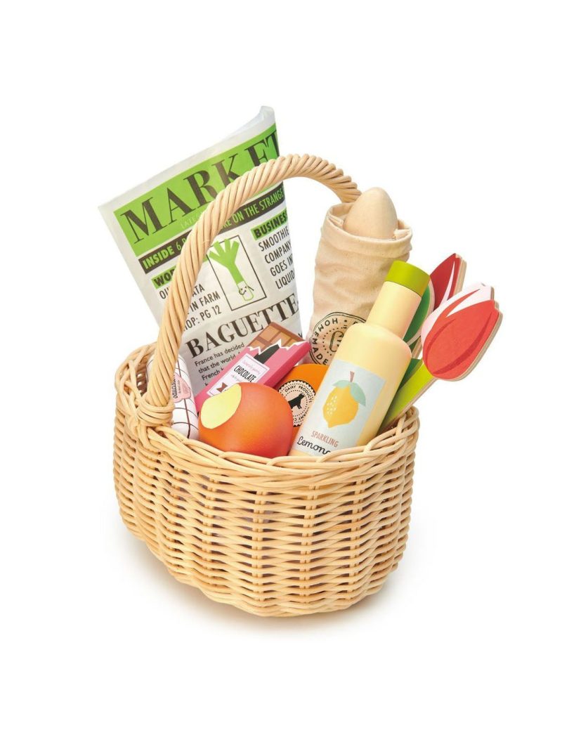 weston table tender leaf toys wicker shopping basket 612461