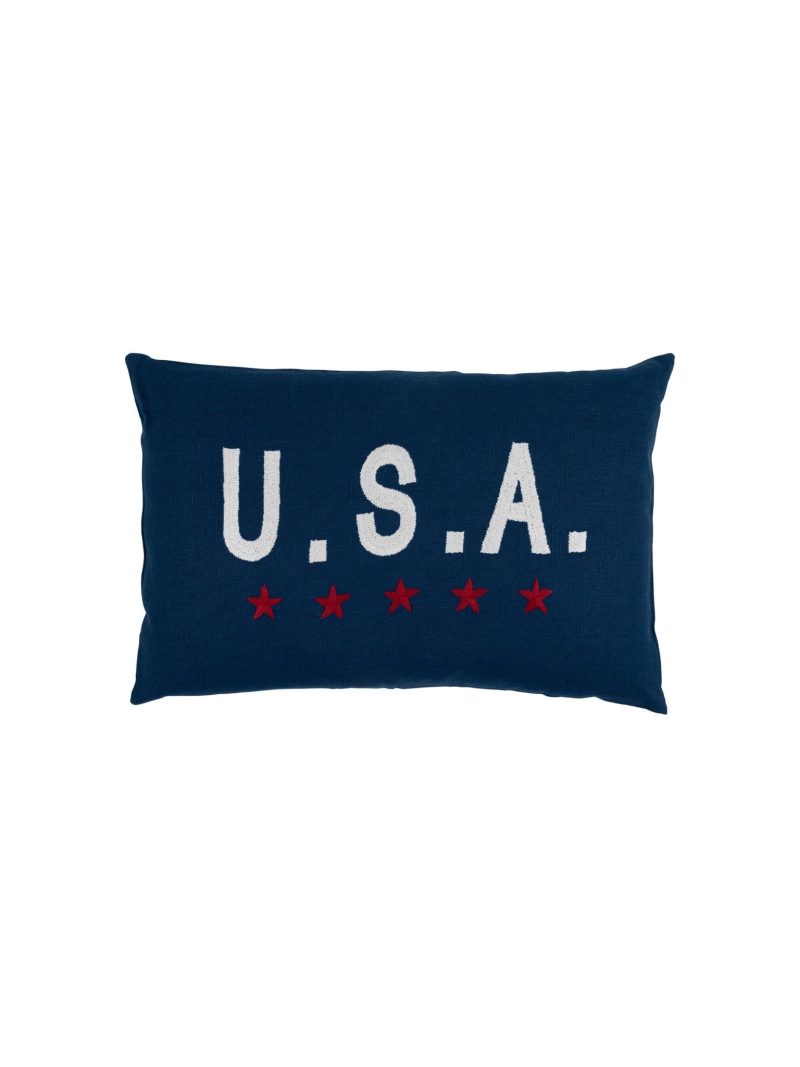 weston table usa navy linen throw pillow 927854