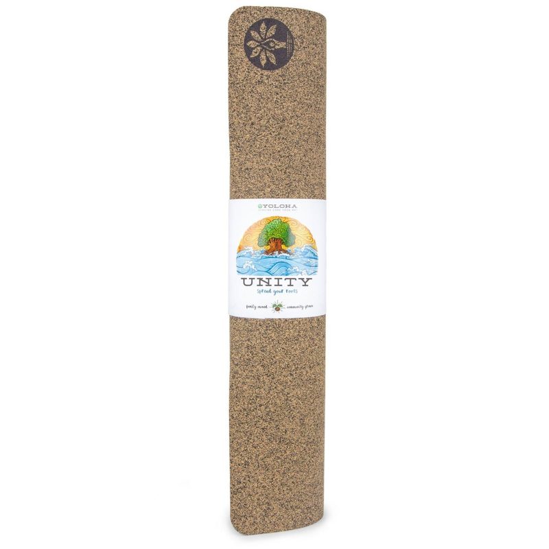 yoloha yoga mountain magic unity cork yoga mat 793592